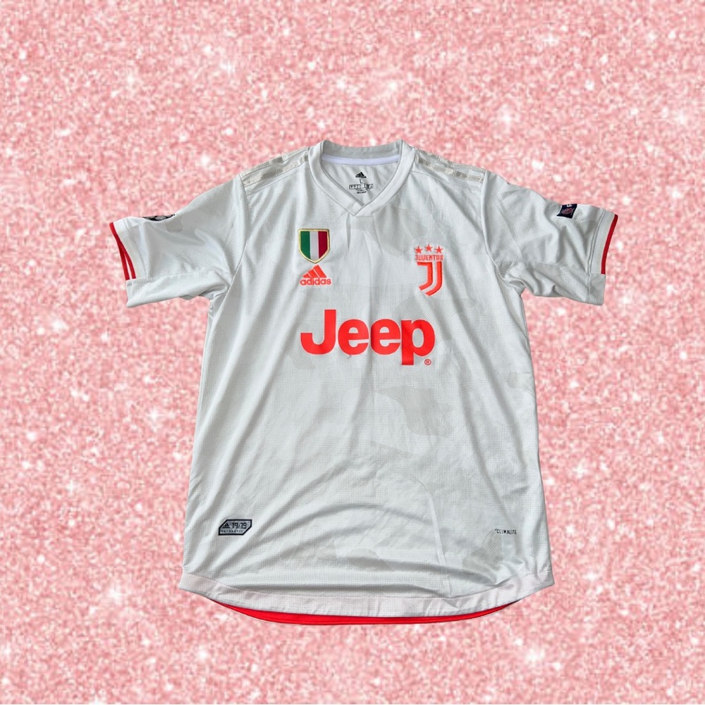 Adidas Jeep White Soccer Jersey